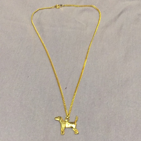 Jewelry - Gold Colored Dog Necklace